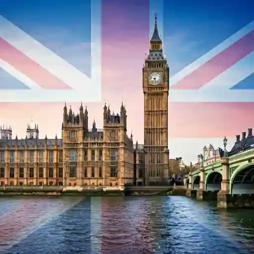 Vue panoramique de Angleterre